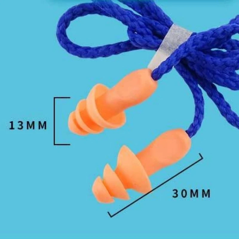 Noise Reduction Silicone Earplugs